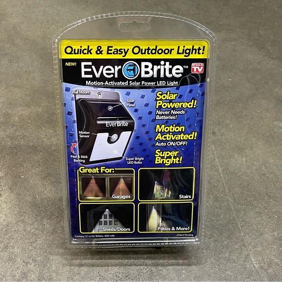 Ever Brite BRITE Motion Activated LED Solar Light - Picture 3 of 6